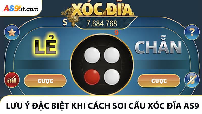 Lưu ý đặc biệt khi áp dụng cách soi cầu xóc đĩa AS9